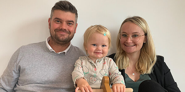 Papa arbeitet gleich nebenan